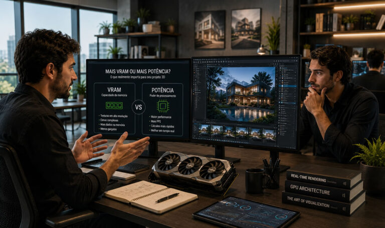GPU para 3D: Mais VRAM ou Mais Potência? A Dúvida Que Define Muitos Projetos